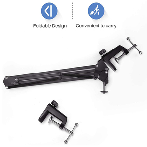 YEAH 1/4 hilo deporte <span class=keywords><strong>Camara</strong></span> transmisión en vivo suspensión Boom tijera brazo de pie Cámara Flexible Webcam soporte - Product Image 6