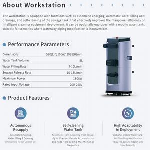 2025 <span class=keywords><strong>Robot</strong></span> de limpieza comercial grande completamente automático de alta calidad Fabricante inteligente <span class=keywords><strong>para</strong></span> <span class=keywords><strong>fregar</strong></span> y aspirar pisos - Product Image 6