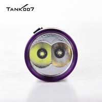 Senter UV TANK007 UV122 Tahan Air, Deteksi Fluoresensi, Lampu Hitam, Lampu Ganda LED, Dapat Diisi Ulang, 365nm