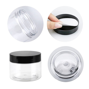 Botellas de Plástico Transparentes de Grado Alimenticio <span class=keywords><strong>con</strong></span> Tapa, Botellas de Plástico para Crema, Color y Logotipo Personalizables - Product Image 2