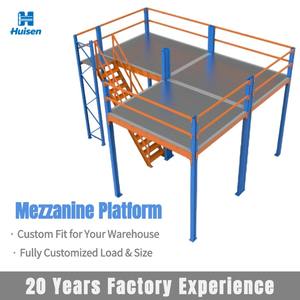 Plataforma de Entresuelo de Acero, Sistema de Almacenamiento para Almacenes, Áticos y Desvanes con <span class=keywords><strong>Escalera</strong></span> - Product Image 2
