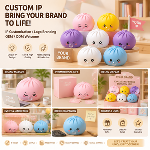 Expression Blowing Bubble Dumpling Squishy pour les distributeurs, les centres de divertissement, les cadeaux de marque, les marques privées, OEM, ODM, vente en gros en vrac - Product Image 6