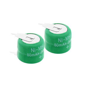 2.4V 80MAh Ni-MH Pin <span class=keywords><strong>Nimh</strong></span> Nút Di Động B80h Với Chân - Product Image 6