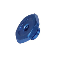 Écrous hexagonaux à tête étagée en aluminium 6061 7075 de haute précision sur mesure, usinés par CNC (tournage et fraisage)