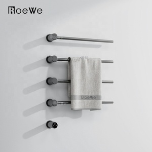 Sèche-serviettes électriques polonais approuvés CE, 3, 4, 5 barres, pour hôtel, salle de bain, chauffe-serviettes, sécheuse - Product Image 2