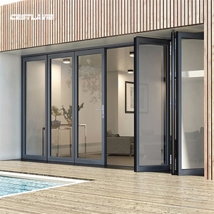 Superhouse Khung Cách Nhiệt Nhôm Bão Tác động Bi Gấp Kính Có Thể Gập Lại Hiện Đại Exteriorhurrican Cửa Bằng Chứng - Product Image 2