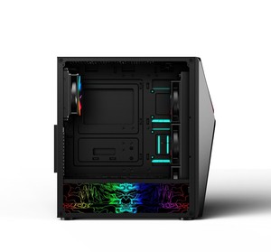 Caja de cristal templada vendedora caliente del juego de computadora de <span class=keywords><strong>la</strong></span> PC de <span class=keywords><strong>la</strong></span> media tira ATX ARGB de <span class=keywords><strong>la</strong></span> torre - Product Image 5