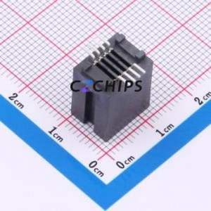 HEV08LP03BK Gold Finger Connector SMD,P=1.27mm Connector ( Connector Type: EDGE SLOT )( Pitch: 1.27mm )( Total PIN Count: 8P ) - Product Image 2