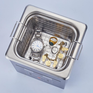 Mini Nettoyeur à Ultrasons Portable 2L et Bain Sonique <span class=keywords><strong>Appareil</strong></span> de Nettoyage Domestique Électrique <span class=keywords><strong>pour</strong></span> Montres Lunettes Machine à Laver - Product Image 5