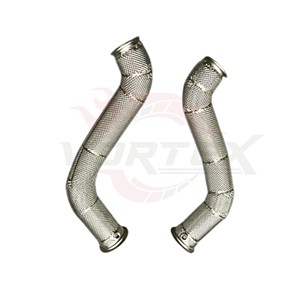 Vortex SS304 Heat Shield Headers & Turbo Pipes for McLaren GT GTS 4.0L V8 Twin Turbo M840TE Performance Racing Downpipes - Product Image 2