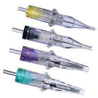 BIGWASP Cartouches PMU transparentes de haute qualité Cartouche d'aiguilles de tatouage d'art corporel pour une utilisation permanente