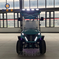 Voiturette de golf électrique chinoise 6 places 4x4 à prix abordable, buggy électrique 6 passagers