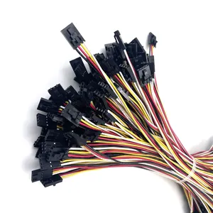 Fabricante JST GH SM Conector 3 Pin Wire Harness Molex Cable Assembly Conector XH Montagem de cabos personalizados