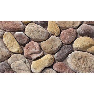 Galets artificiels, pierre paysagère, pierre extérieure, carrelage mural, pavés, carreaux en céramique, faux galets de rivière <span class=keywords><strong>pour</strong></span> <span class=keywords><strong>jardin</strong></span>, pierre de rivière - Product Image 5