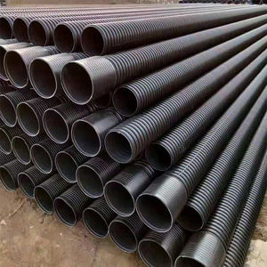 बड़े पैमाने पर परियोजनाओं के लिए Hdpe डबल-दीवार नालीदार पाइप टिकाऊ एंटी-uv गैर विषैले उच्च दबाव 300 मिमी व्यास 6 मीटर लंबाई - Product Image 2