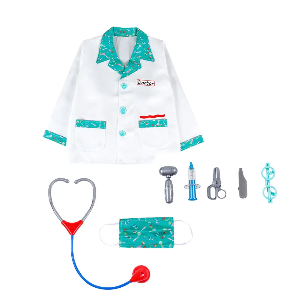 Precio barato niños Doctor disfraz carrera día para niños Doctor Fancy Cosplay disfraz para puesta en escena