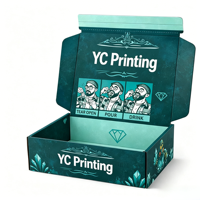 Caja de Envío Ecológica Personalizada con Impresión, Laminado Mate y Logotipo Personalizado