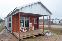 Mini-maison préfabriquée moderne de 20 pieds, conteneur mobile en kit, 3 chambres, villas modulaires, bungalow de plage