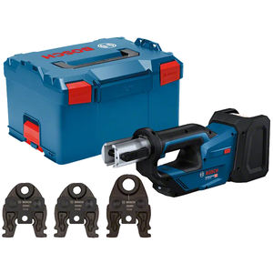 Bosch GPT 18V-19 Presse professionnelle compacte sans fil avec 3 mâchoires TH et étui, 21 kN - Product Image 1