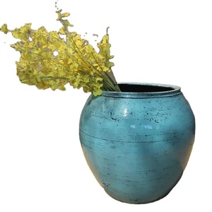 Home Decors Chinese Antique Pot with Lacquered High Glossy Painting