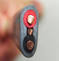 2,5mm elektrische Kabel Kabel Kupfer Flach Doppel-und Erdung kabel
