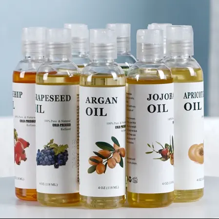 OEM/ODM huile essentielle 118ml huile de support biologique huile de jojoba pure huile de rose musquée en vrac soins de la peau huile d'argan maroc pour les soins du corps