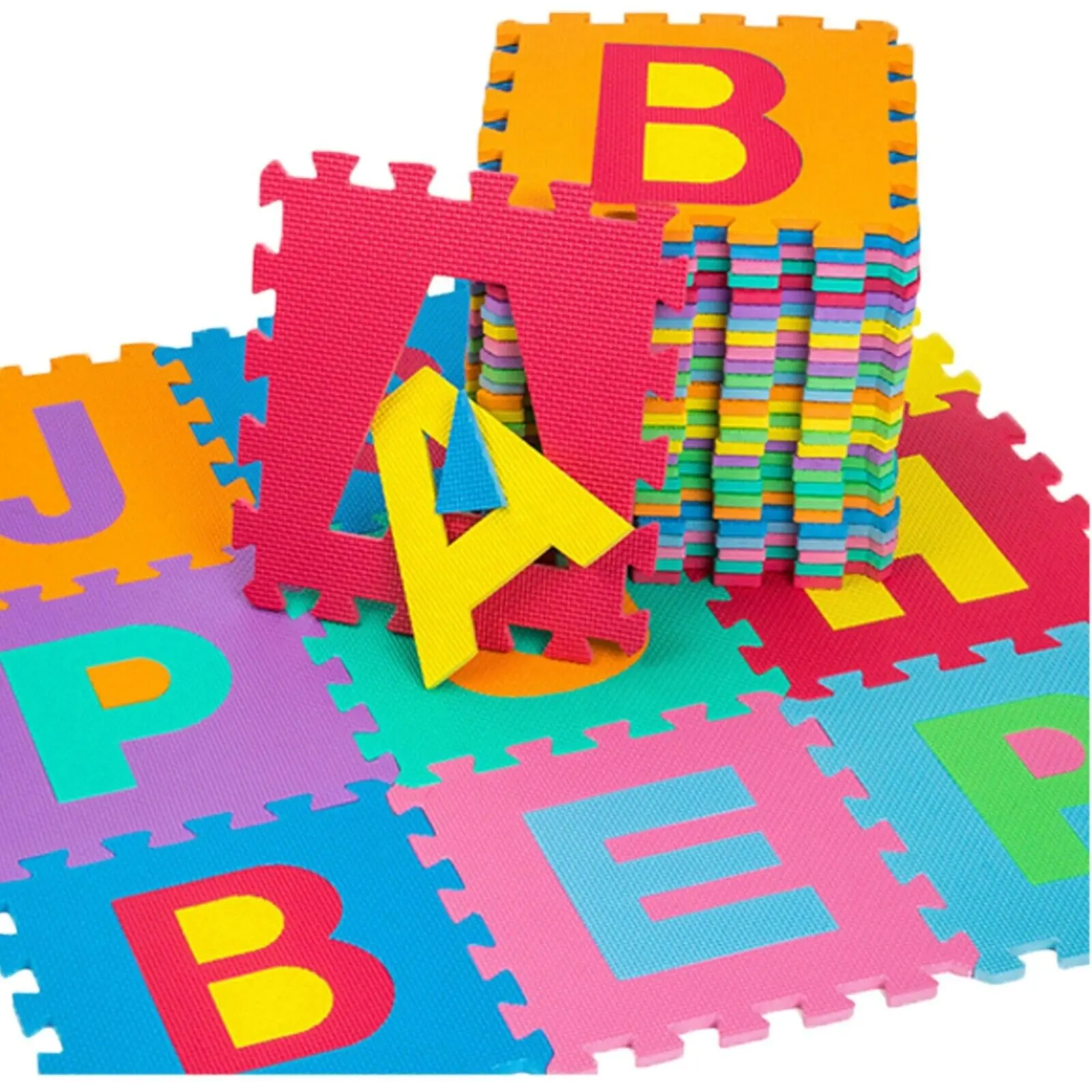 36 letter/number puzzle carpets Toddler Soft foam jigsaw puzzle A-Z