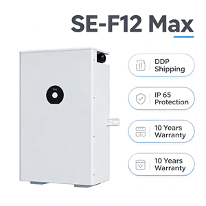 รับประกัน 10 ปี แบตเตอรี่เก็บพลังงาน Deye ESS SE-F12-Max 12kwh 51.2v 48v Lifepo4 แบตเตอรี่โซลาร์ พร้อมล้อเลื่อนเป็นตัวเลือกเสริม - Product Image 2