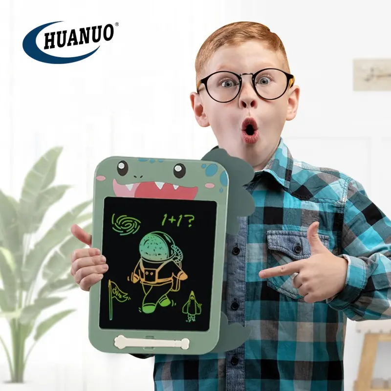 Kinderen Educatief Speelgoed Cartoon 10 Inch Tekening Tablet Draagbare Lcd Schrijfbord Dinosaurus Tekentafel