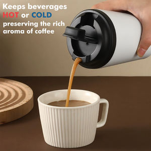 Vaso de acero inoxidable para beber directamente de 380ML a prueba de fugas y mantener el frío gimnasio taza de café al aire libre gimnasio café al aire libre - Product Image 5