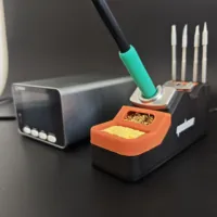 Stasiun Solder Profesional GEEBOON TA305 C245/C210 untuk Perbaikan Ponsel, Kit Ujung Solder Pemanas Pulsa Transformator Linear