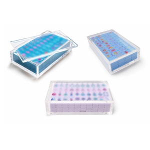 Boîte de rangement et de présentation en acrylique transparente pour tuiles de Mahjong américain, modèle Pearl Luxury Sunday White Lotus <span class=keywords><strong>Miss</strong></span> Bespoke Christmas - Product Image 6