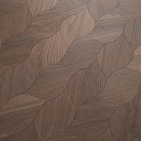 Parquet en bois massif, bois pur, formes spéciales, chauffage par le sol, géothermique, multicouche, noyer noir, système clic, Huzhou Nanxun