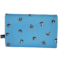 Haute qualité pleine impression bleu néoprène fermeture éclair étui à crayons pochette nouveau style étui à stylos