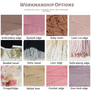 Lenço de chiffon para mulheres, lenço <span class=keywords><strong>hijab</strong></span> de alta qualidade com encaixe personalizado - Product Image 4