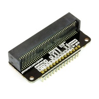 Ulir Edge Konektor Microbit Slot Tepi Kartu 40way untuk Papan Pemrograman Eksternal Microbit