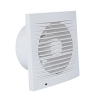 Vente en gros Ventilateur d'extraction d'air mural silencieux industriel en plastique pour la salle de bain à flux axial