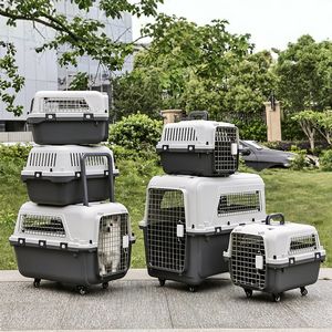 กรงสัตว์เลี้ยงแบบพกพาขนาดใหญ่พิเศษ - กล่องใส่สุนัขสำหรับเดินทางที่ได้รับการรับรองจากสายการบิน ทนทาน แข็งแรง สำหรับการขนส่ง มีจำหน่ายในราคาขายส่งจำนวนมาก - Product Image 1
