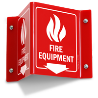 Panneaux d'incendie personnalisés extincteur tuyau d'incendie signes de pompiers autocollant autocollant pour avertissement