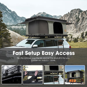 Tente de toit rigide en aluminium imperméable SAN HIMA à installation rapide avec panneau numérique intégré pour le <span class=keywords><strong>camping</strong></span> aventure 4x4 - Product Image 4