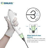 Bronchoscope vétérinaire portable USB réutilisable et flexible, endoscope pour chevaux, canal de travail de 2,4 mm, longueur de 380 mm, pour usage hospitalier