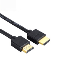 Câble HDMI Ultra fin, 1080P/2160P, 4K, Flexible et Ultra fin, pour prise en charge de carte mère, livraison depuis les clients