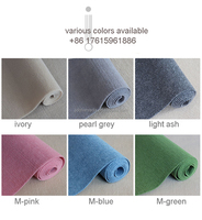 Tapis côtelé en Polyester, tissu industriel organique, non-tissé, événement, mariage, tapis de sol, rouleaux