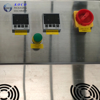 Machine semi-automatique pneumatique KOCO pour sachets aseptiques en plastique, pour boissons, lait, huile, jus, sachets d'eau, avec moteur PLC haute vitesse