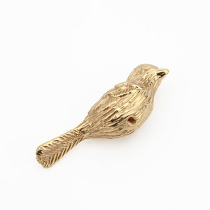 Maxery الأوروبية نمط الرجعية النحاس صغيرة مقبض ثقب واحد درج خزانة باب خزانة ملابس الطيور المقابض - Product Image 1