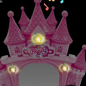 Ensemble de maquillage pour filles et enfants, jouet électrique de jeu de beauté, château de rêve, ensemble de coiffeuse pour enfants - Product Image 3