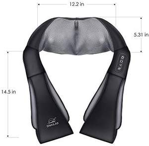 Penjual Terlaris Alat Pijat Shiatsu Leher dan Bahu, Bantal Pijat Elektrik dengan Pijatan Mendalam untuk Leher - Product Image 3