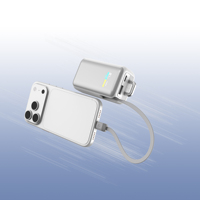 Batería Externa Inteligente con Pantalla TFT, Carga Inalámbrica Magnética, 20000 mAh, Li-Polímero, PD35W, Cable Tipo-C Retráctil, Superventas 2026