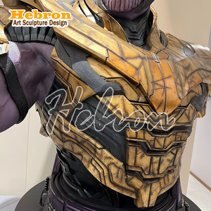Estatua de acción Marvel Legends <span class=keywords><strong>1</strong></span>_<span class=keywords><strong>1</strong></span>, busto realista de <span class=keywords><strong>Thanos</strong></span>, estatua de fibra de vidrio para decoración del hogar - Product Image 4