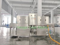 Laveuse industrielle haute pression de qualité alimentaire pour caisses, plateaux et paniers - Nouvelle machine de nettoyage automatique